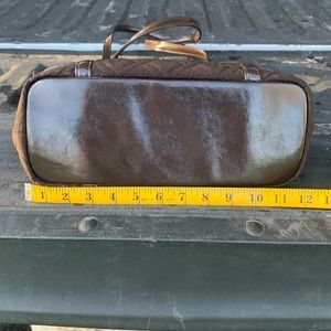 Vera Bradley chocolate quilted purse